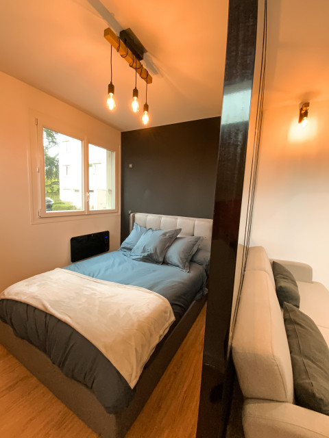 Chambre industrial-schlafzimmer