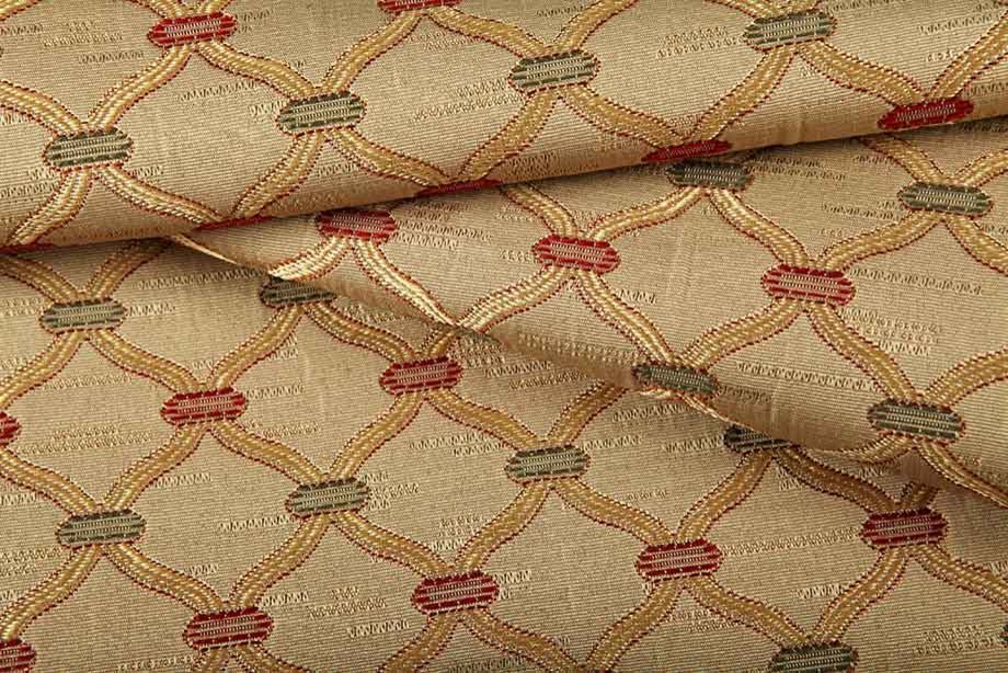 Nelson Trellis Pattern Upholstery Fabric in Garden