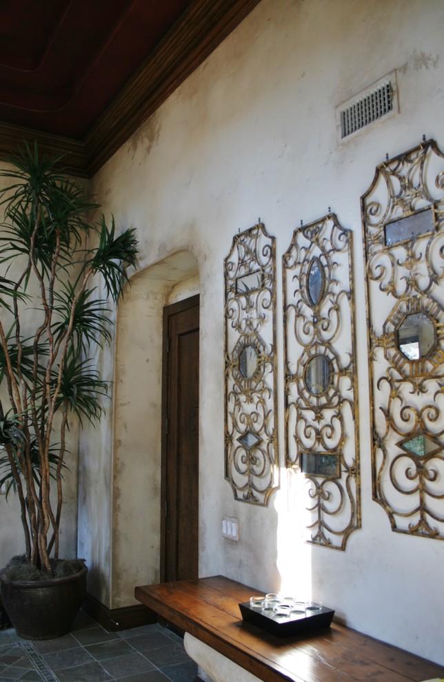 Inspiration for a mediterranean entryway in Orange County.