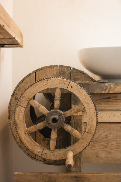 INDUSTRIAL STYLE - vintage style industriale-mobili-sottolavabo-e-consolle-da-bagno