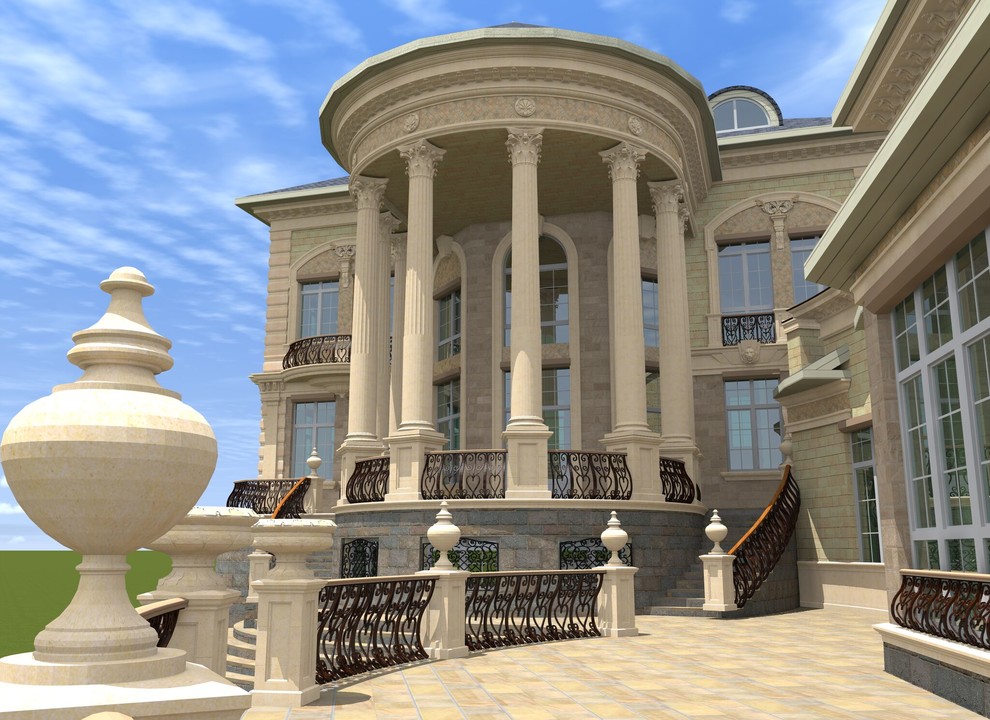 Проект загородного дома. "Леоново" S-1100 m2