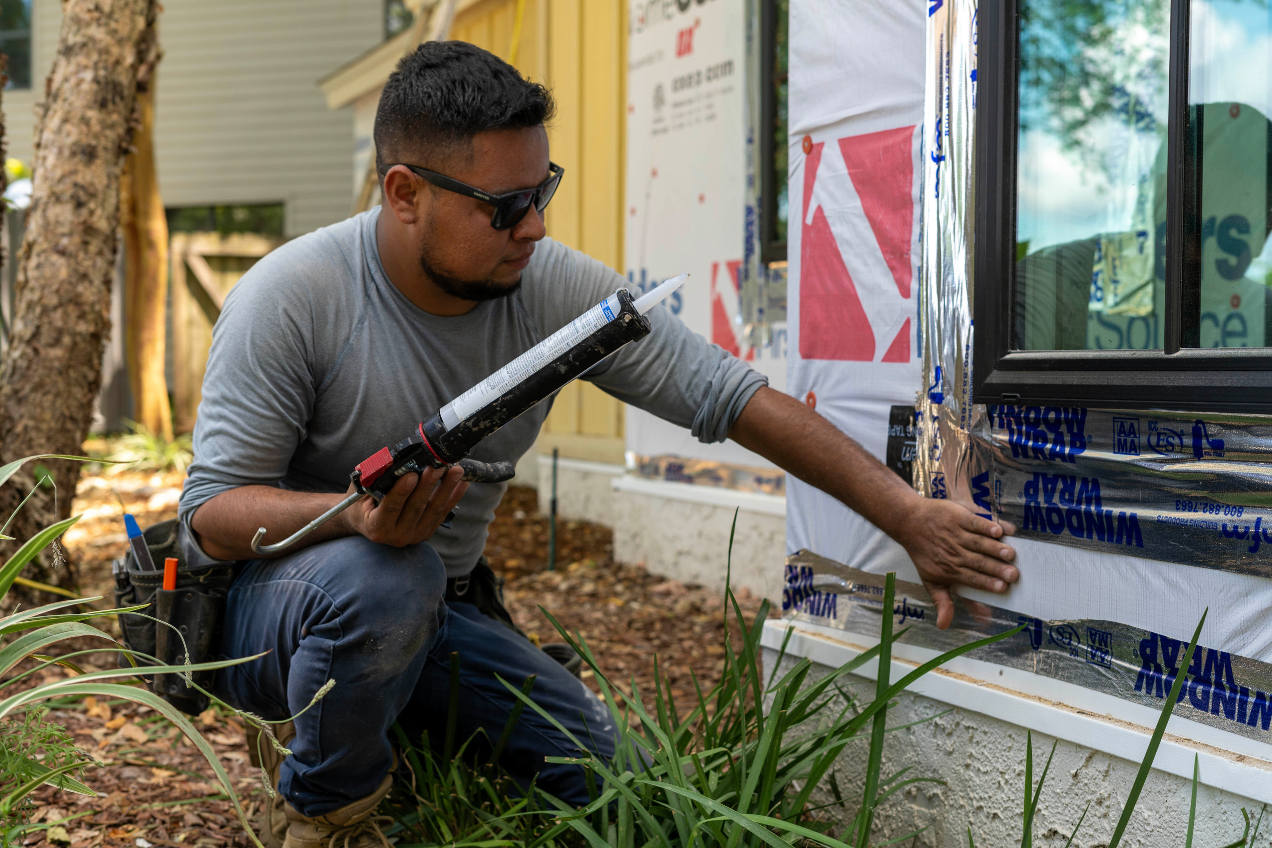 Sealing around a window