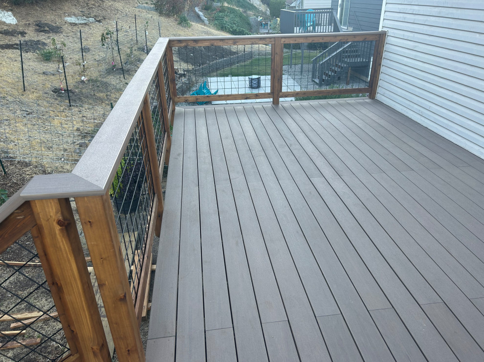Deck and front entry