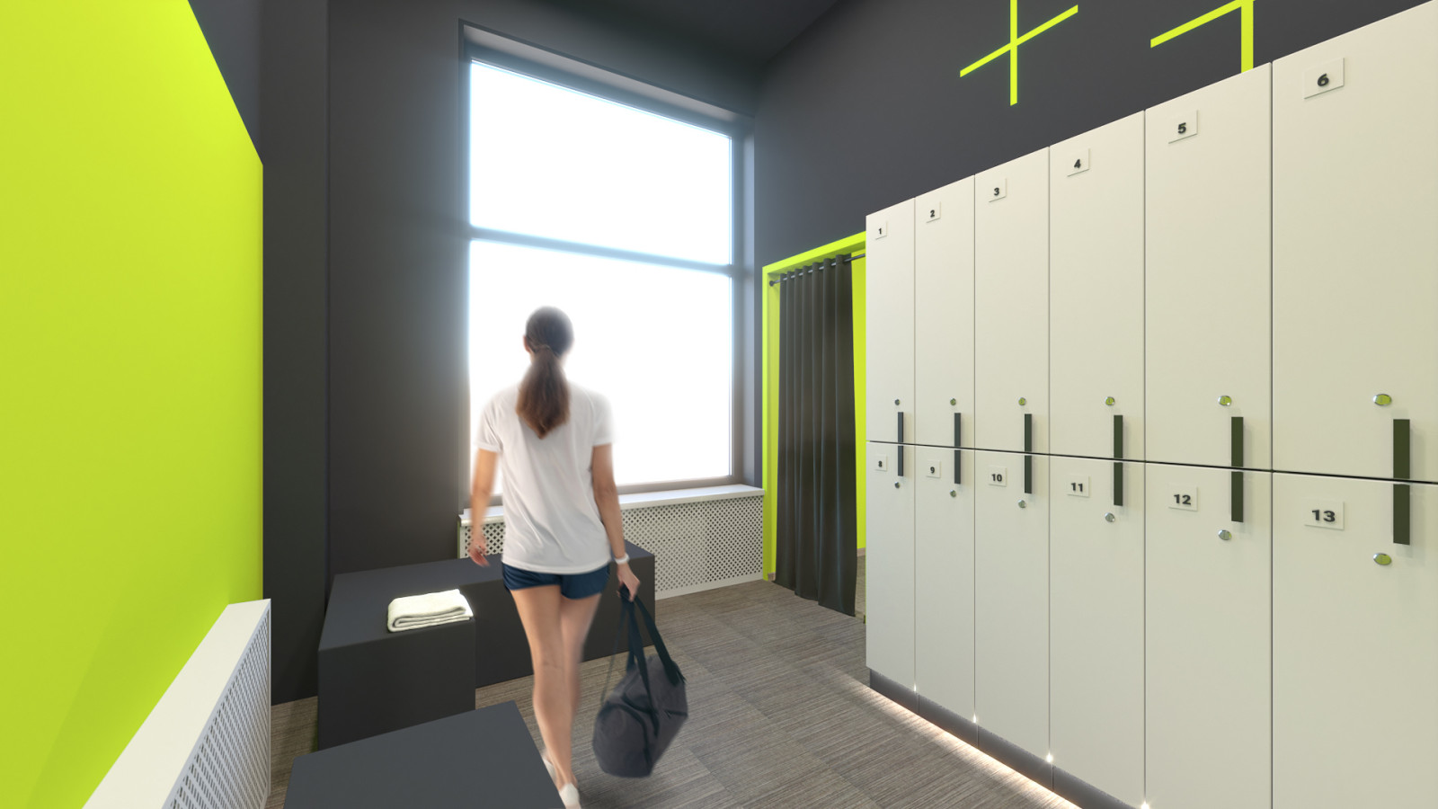 Дизайн фитнес студии