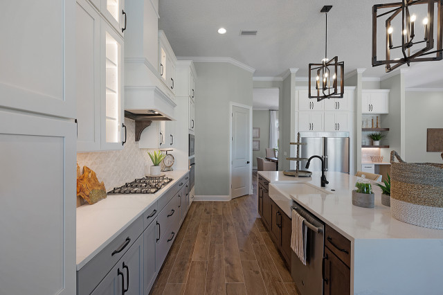 St Augustine Home Plan Model costero-cocina