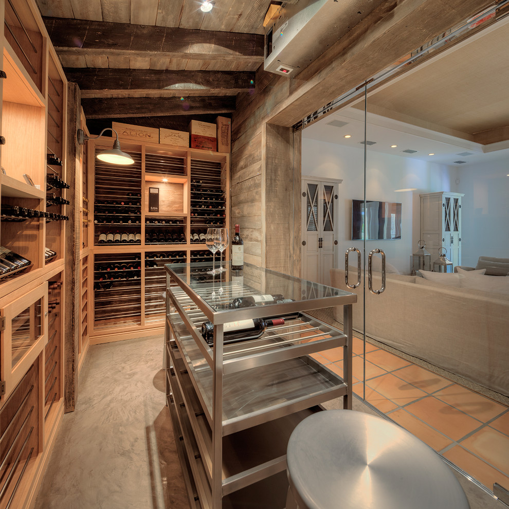 Coral Gables II Transitional Wine Cellar Miami by Wine Cellar