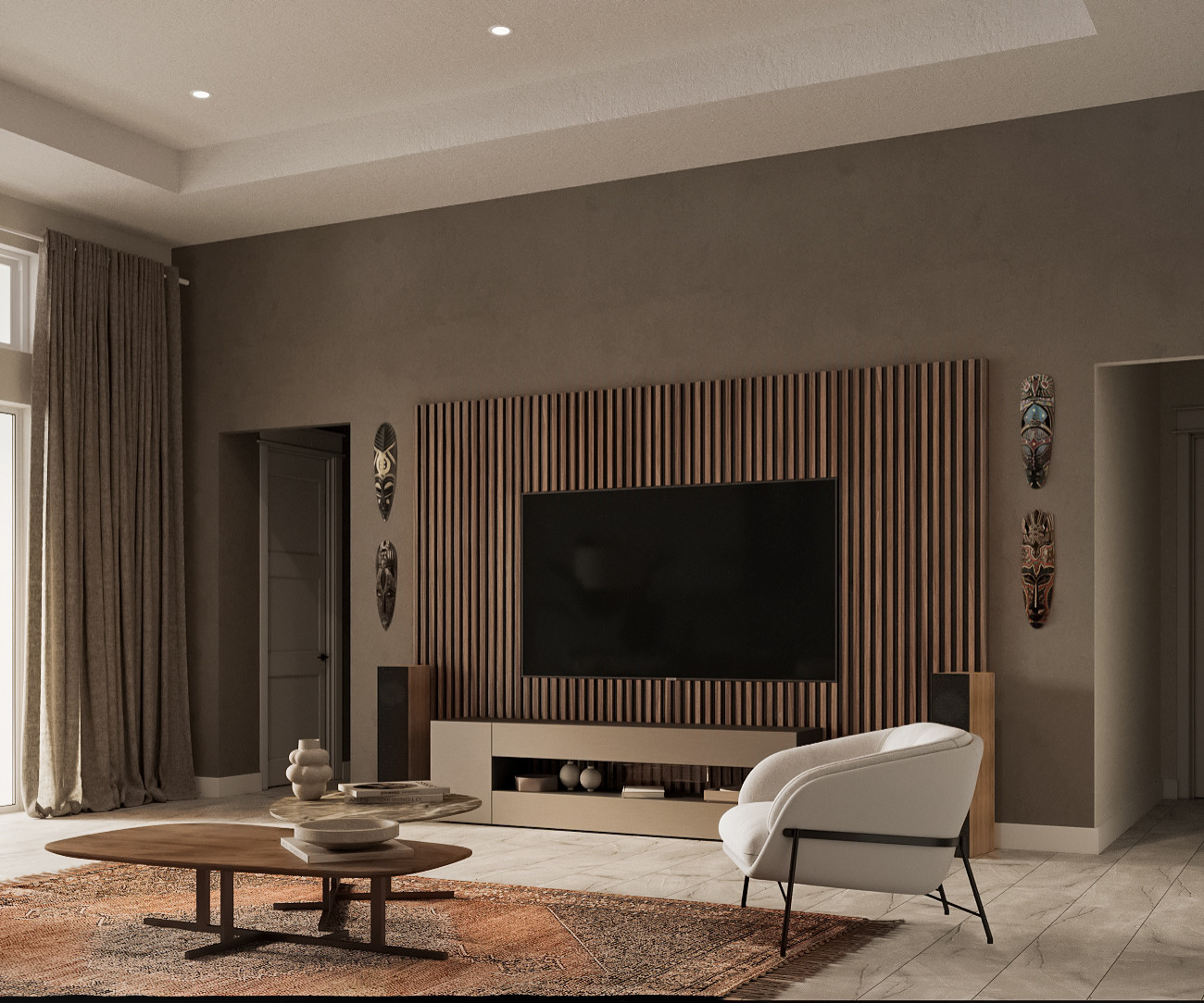 Дизайн дома во Флориде в стиле эклектика