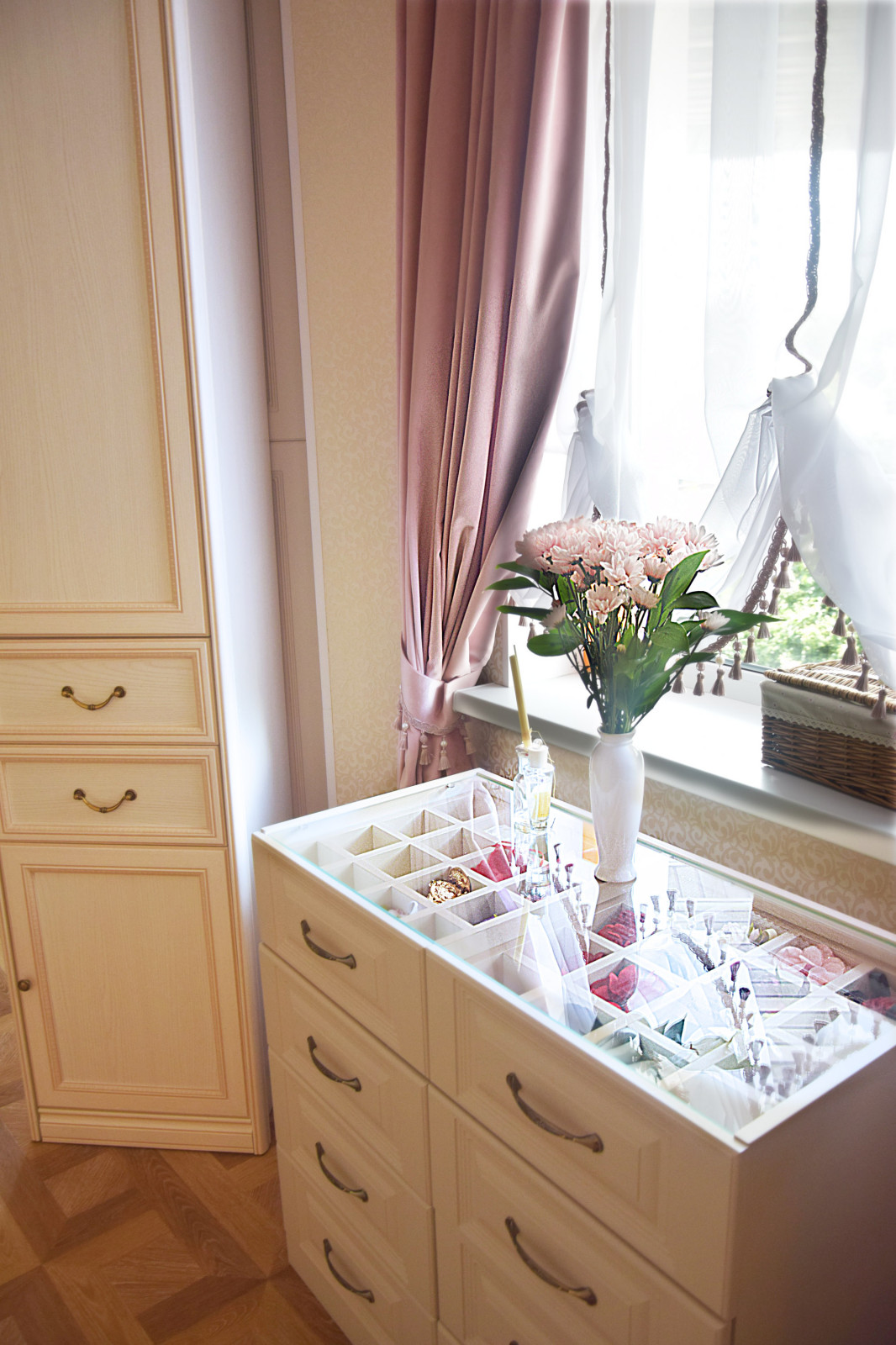 Пудровая роза