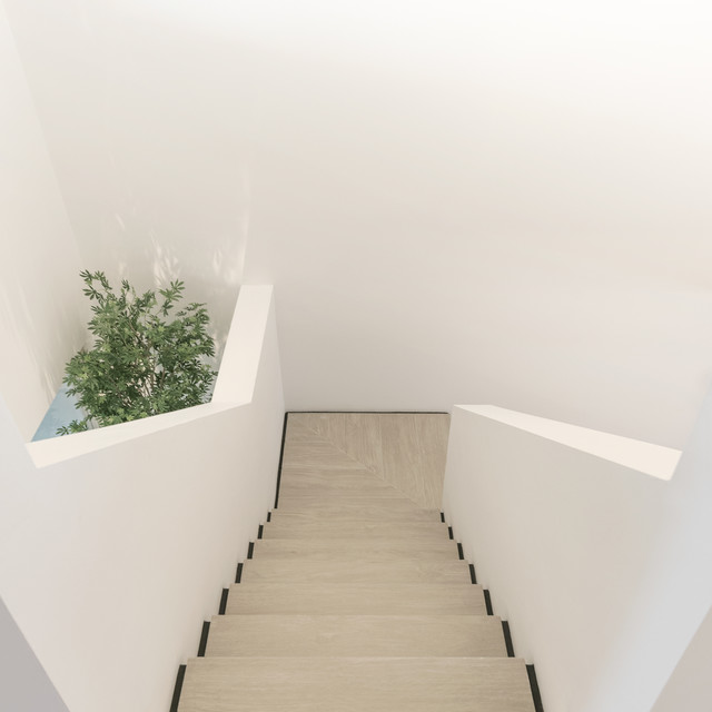 S Apartment modern-trappa