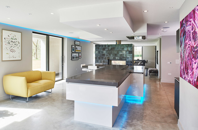 Ultra Contemporary Kitchen trendy-koekken