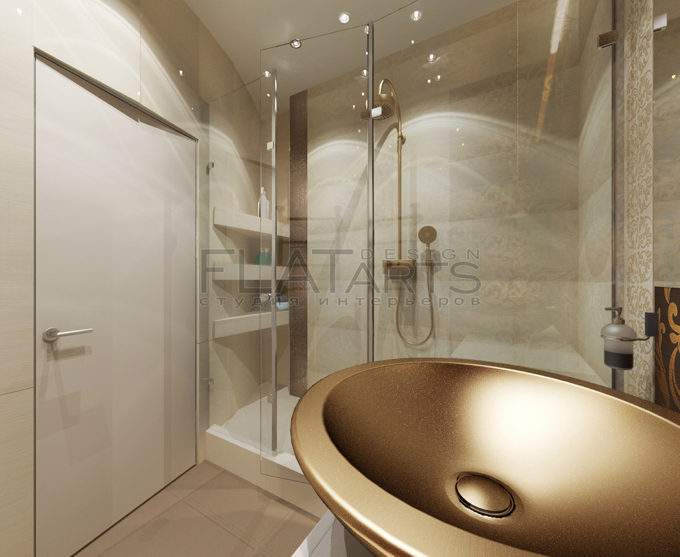 Проект 2х комнатной квартиры в  стиле арт-нуво