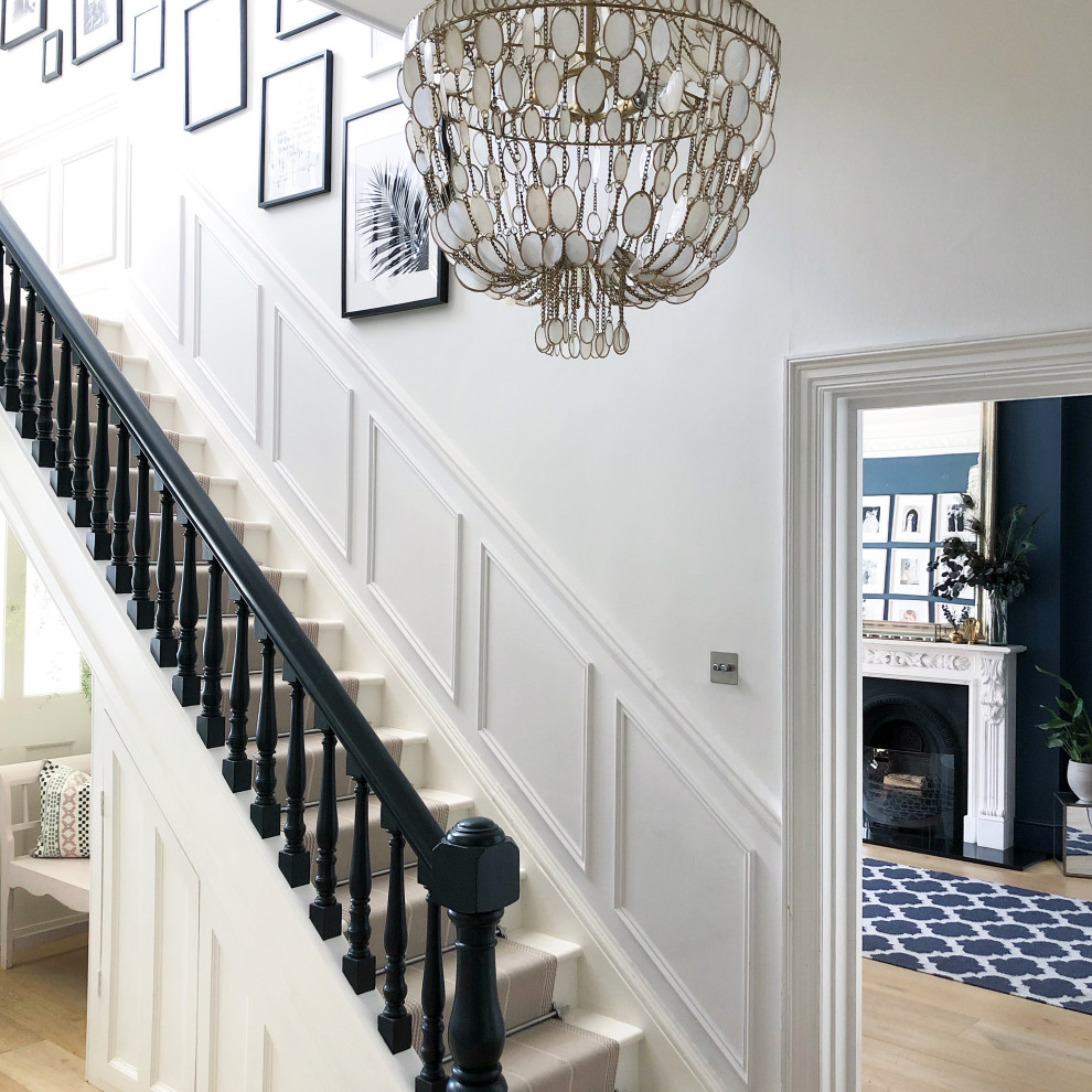 Inspiration for a traditional hallway in Surrey.
