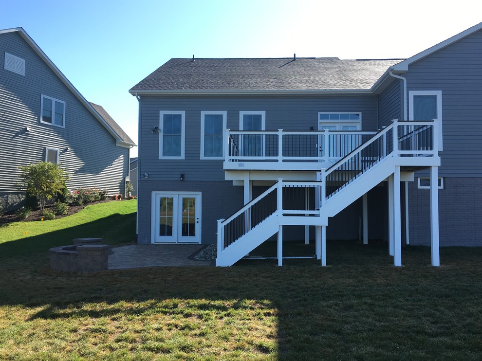 Deck - large backyard deck idea in Baltimore