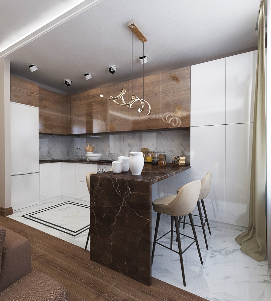 Интерьер квартиры 87 м2 в ЖК Домашний