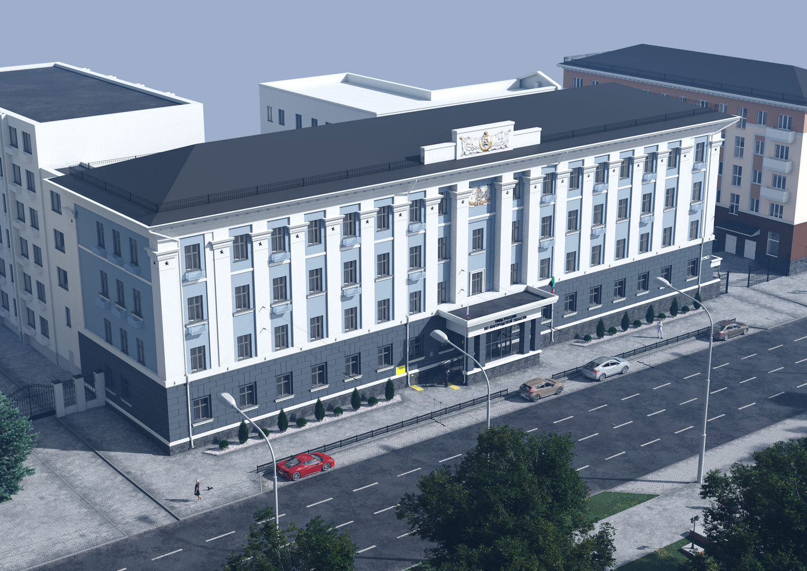 Проект капитального ремонта фасадов здания УМВД России по Белгородской области