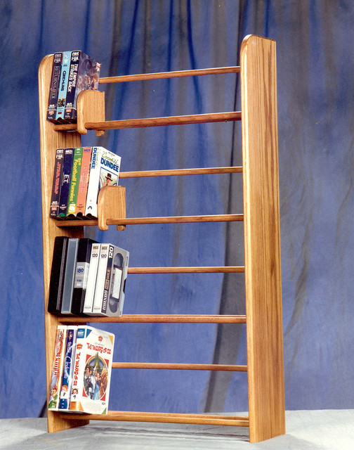 Dvd Rack - Transitional - Media Racks And Towers - by Hill Wood Shed ...