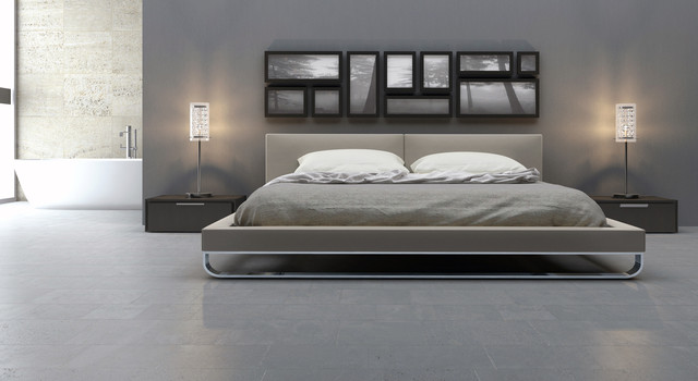 Chelsea Contemporary Modern Bed By Modloft Contemporary