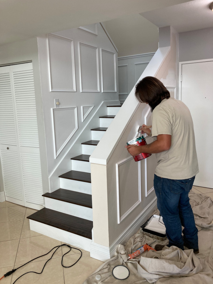 Custom Wainscoting Install