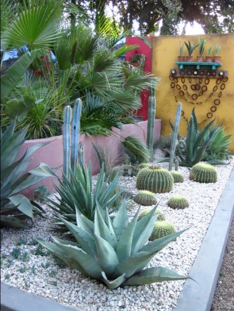 MEXICAN HACIENDA TROPICAL GARDEN - Traditional - Other - by Young ...