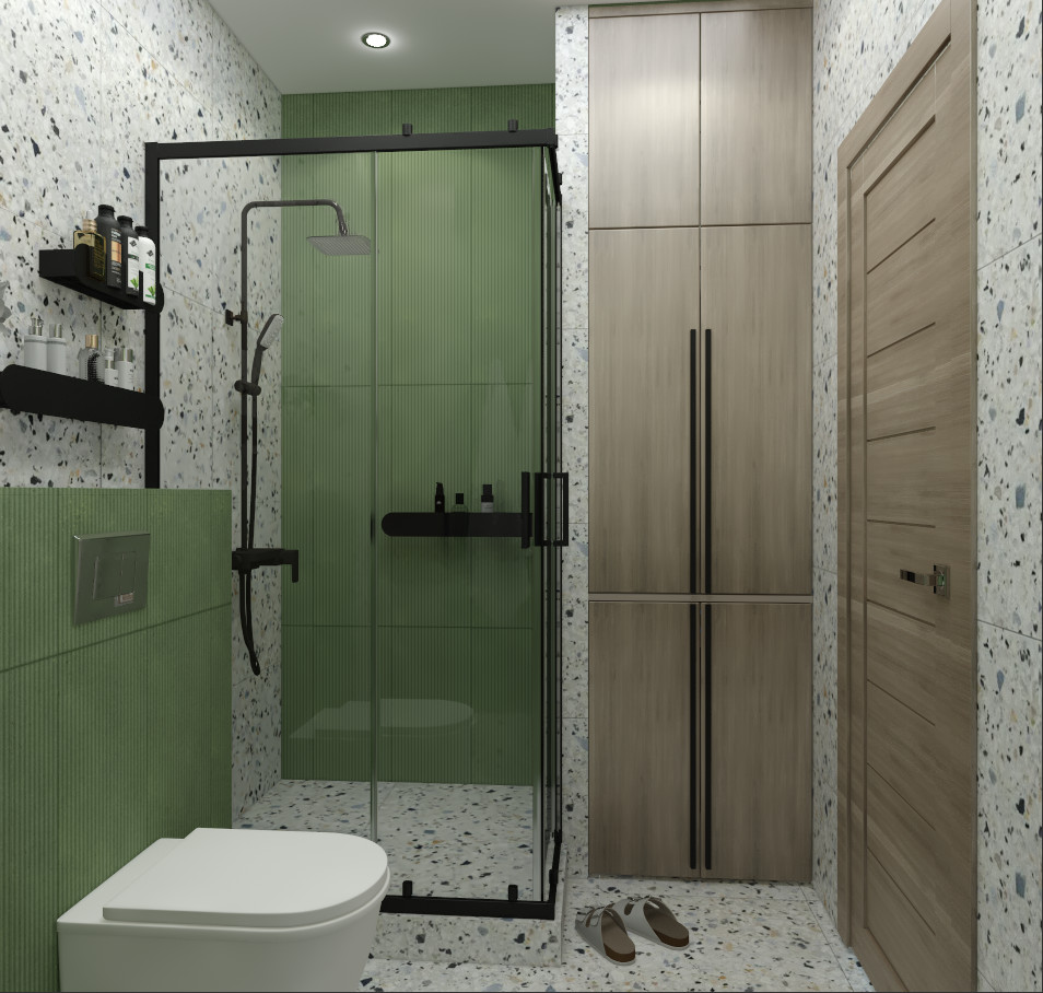 Оливковая квартира для студента