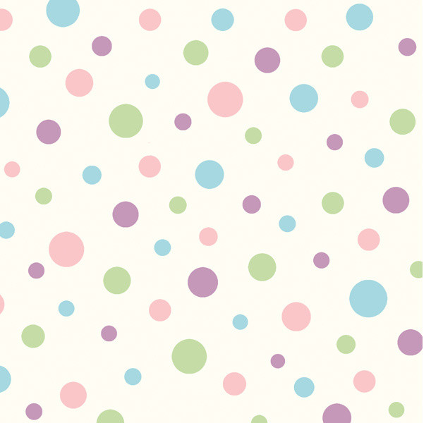 Dotty Pink Polka Dot Toss Wallpaper Wallpaper Bolt