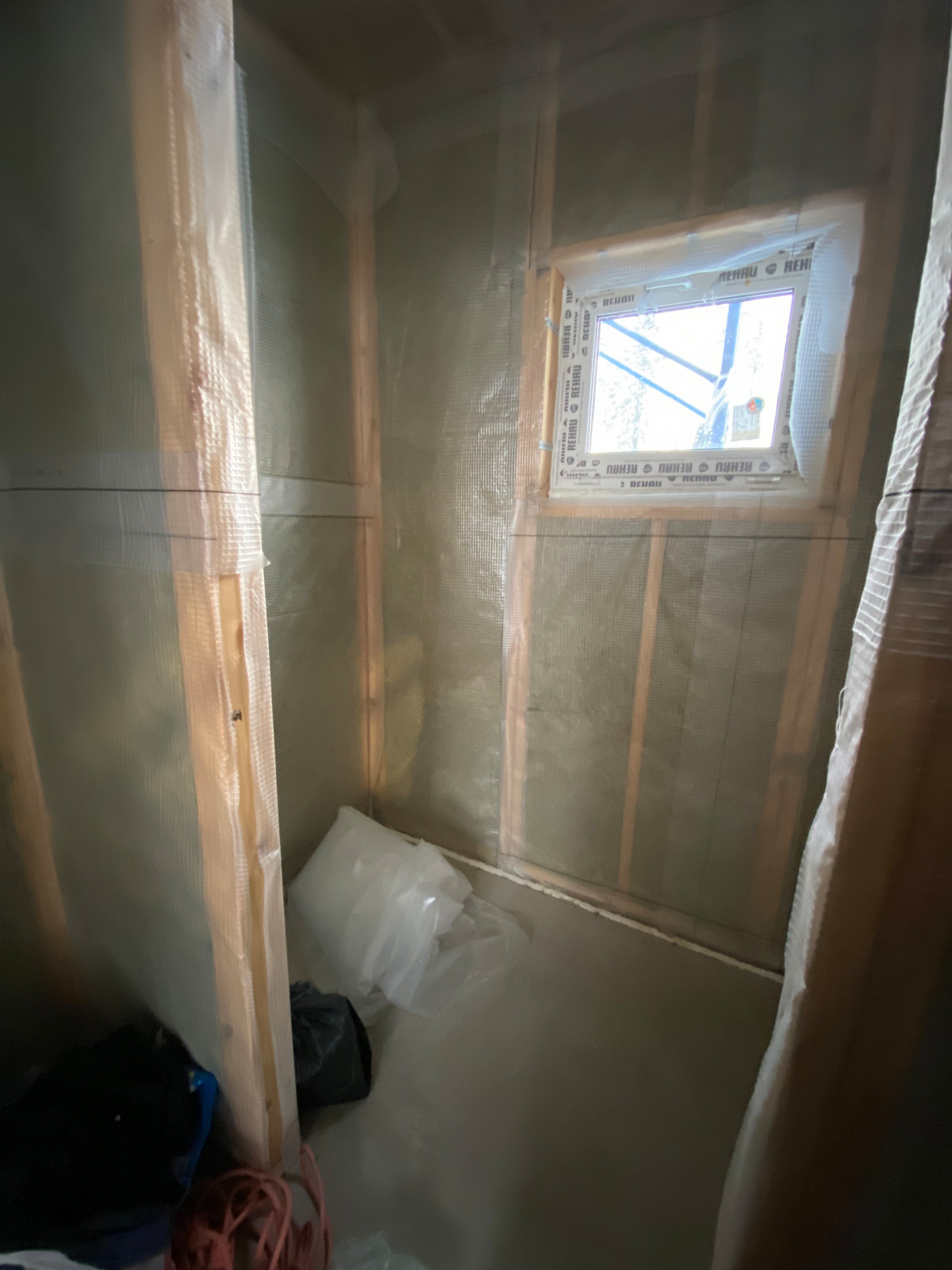 Новый проект дом в "Агалатово Экопарк". Фотографии "до"