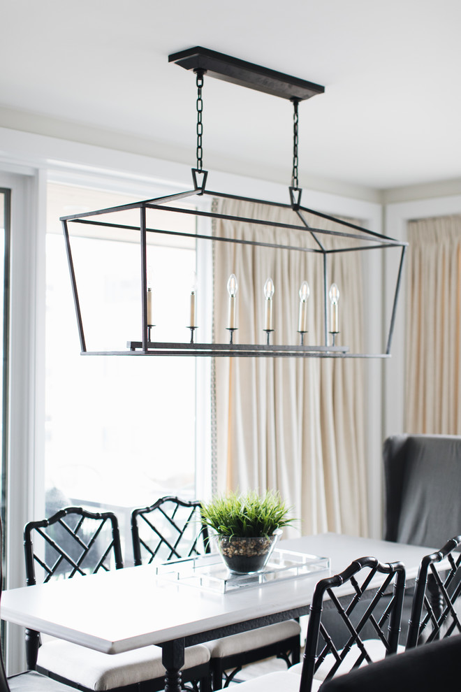 Dining room - transitional dining room idea in Chicago
