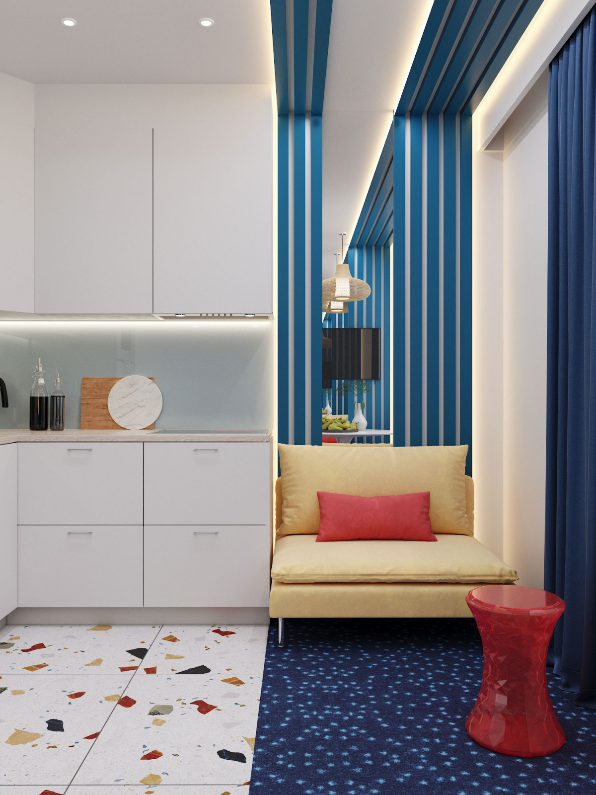 Яркая квартира