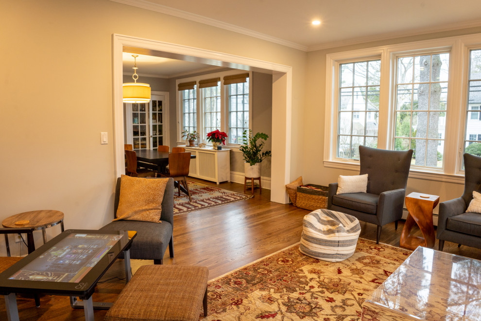 Scarsdale NY - Home Addition & Driveway Relocation - Salon - New York ...