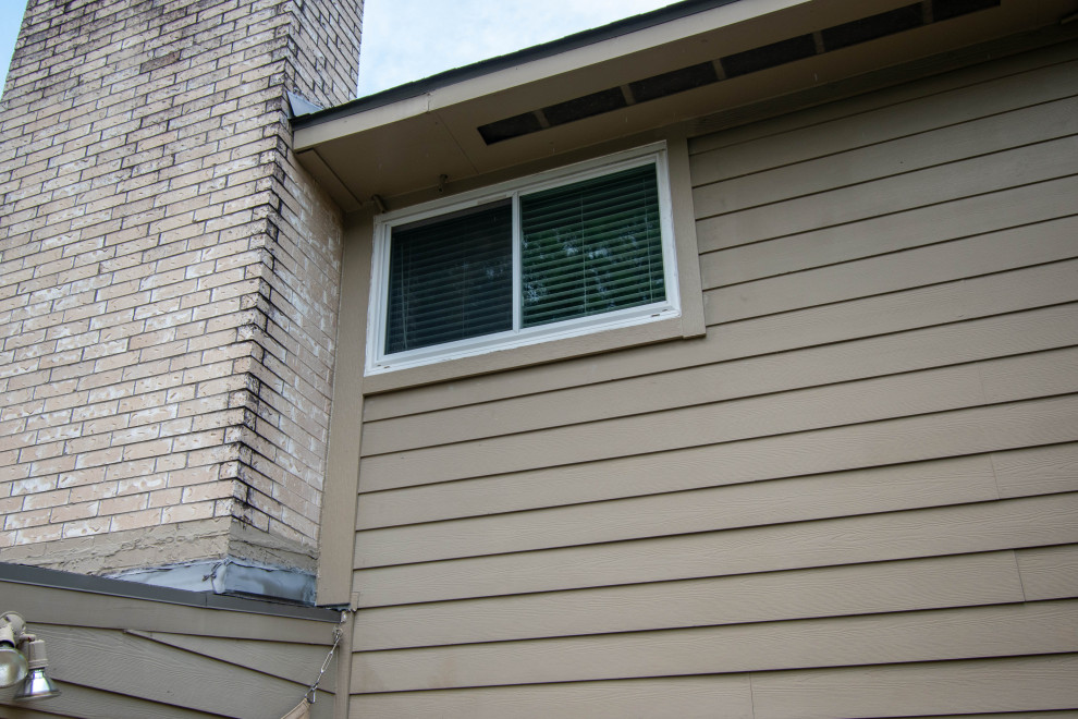 Hardboard Trim Replacement Traditional Exterior Houston by