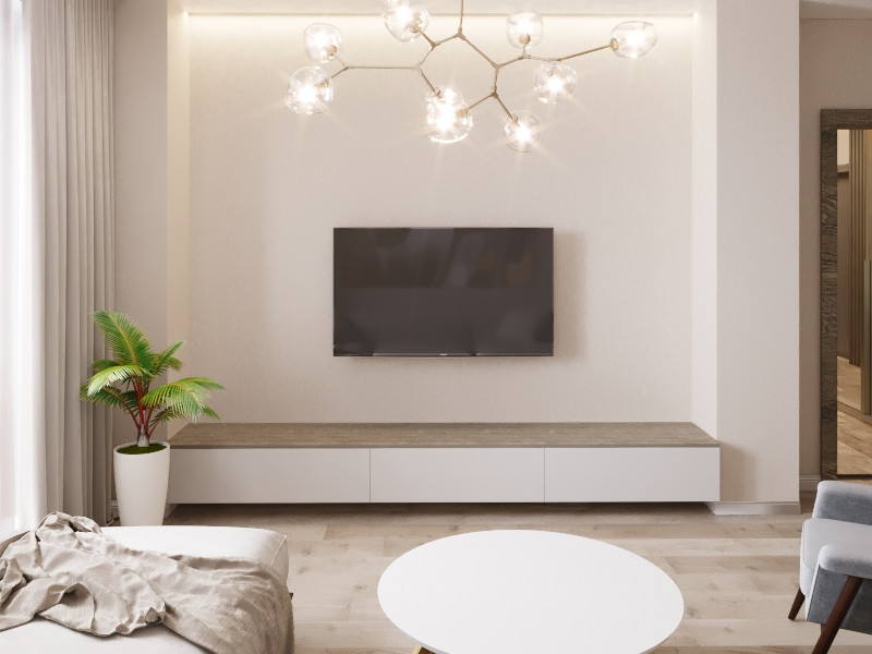 Интерьер в ЖК Ньютон для молодой пары