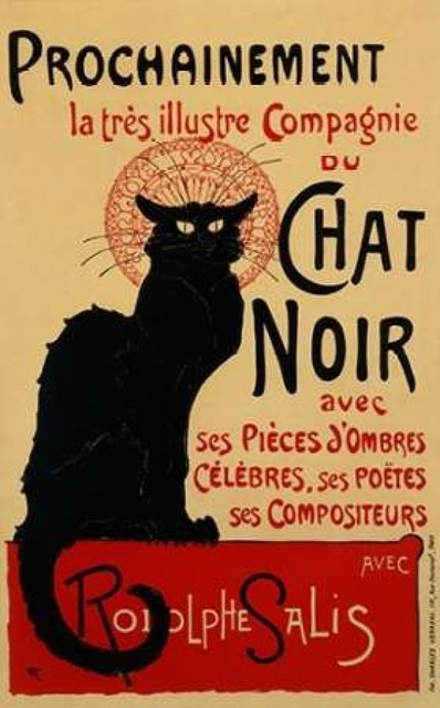 Chat Noir Prochainement Poster Print By Theophile Steinlen