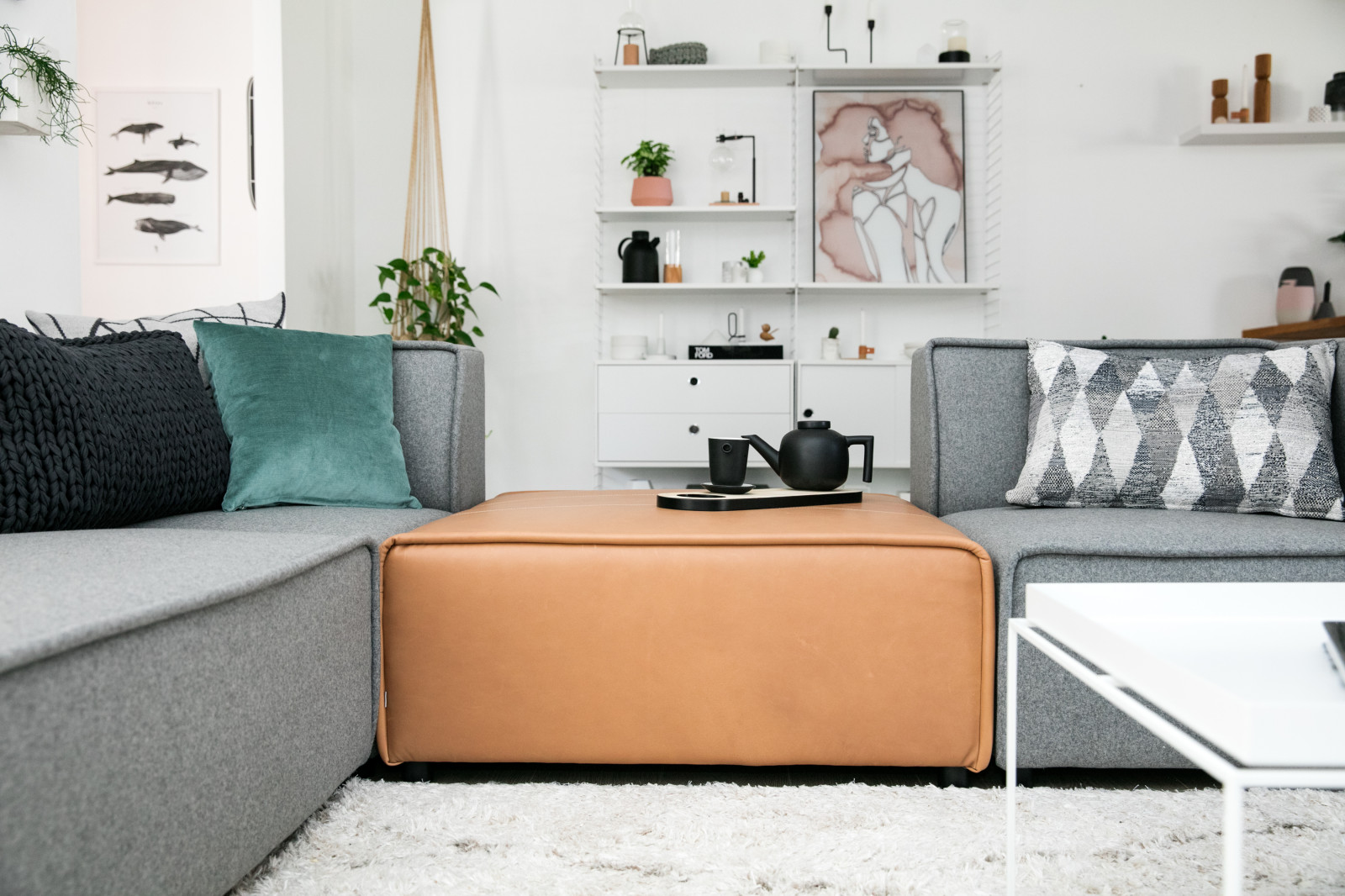 Гостиная в скандинавском стиле