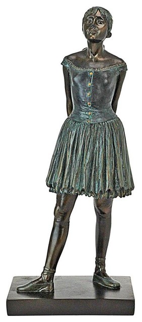 Medium Little Degas Dancer Statue, Romantic Statue