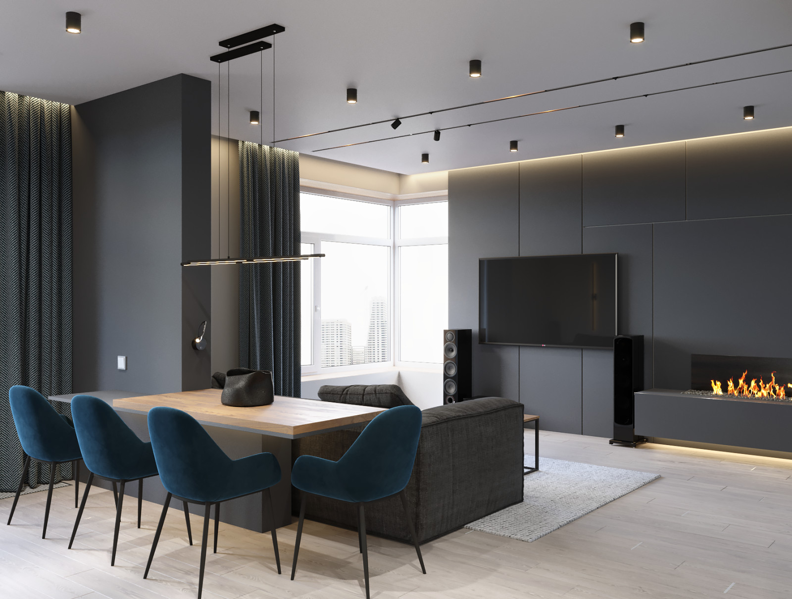 Проект кватиры в Москве 71 м2