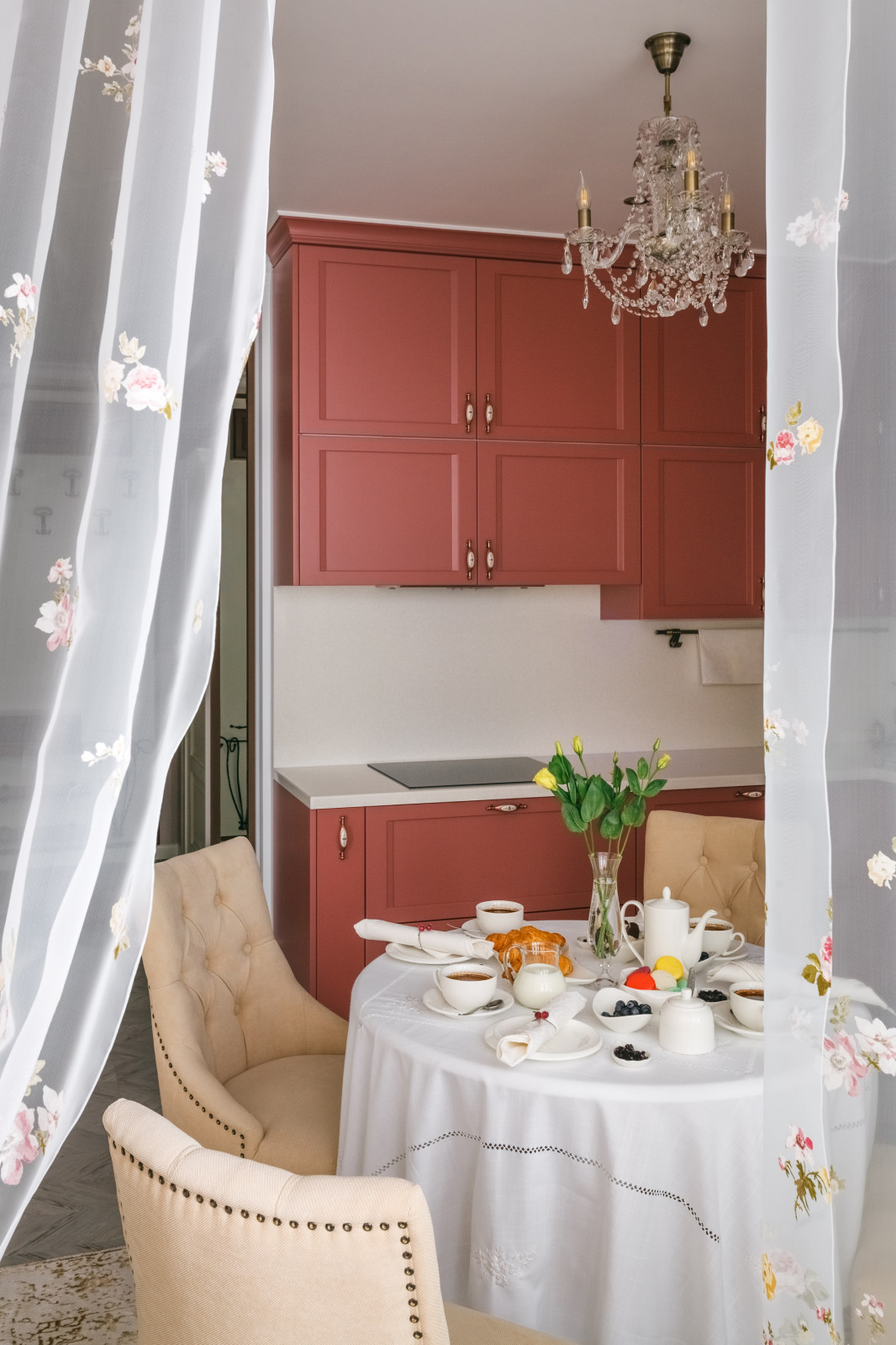 Проект кухни в стиле прованс.