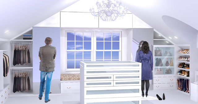 Master Closet transitional-rendering