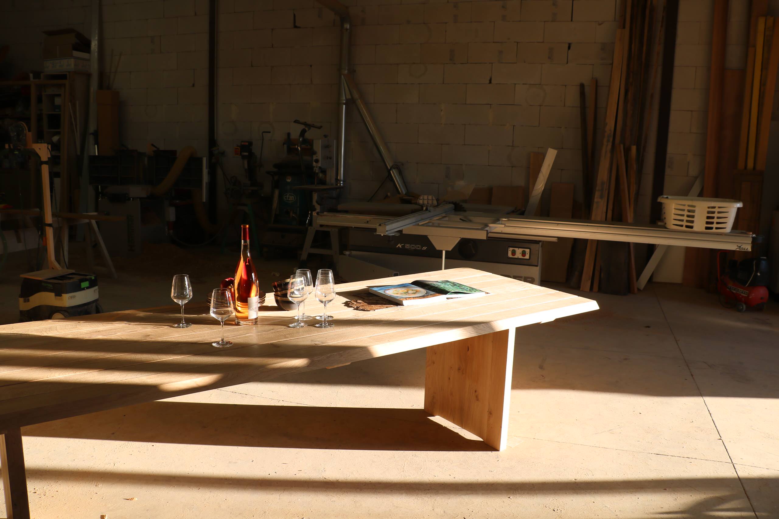 Le Muy - Conception de tables sur-mesure