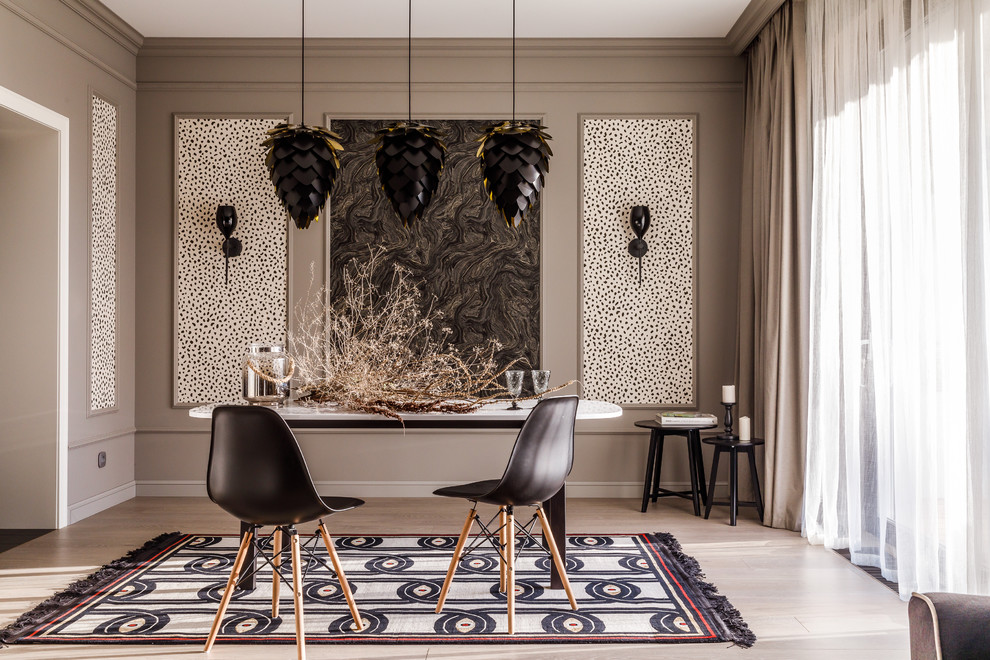 Интерьер таунхауса в монохромной гамме (г.Краснодар)