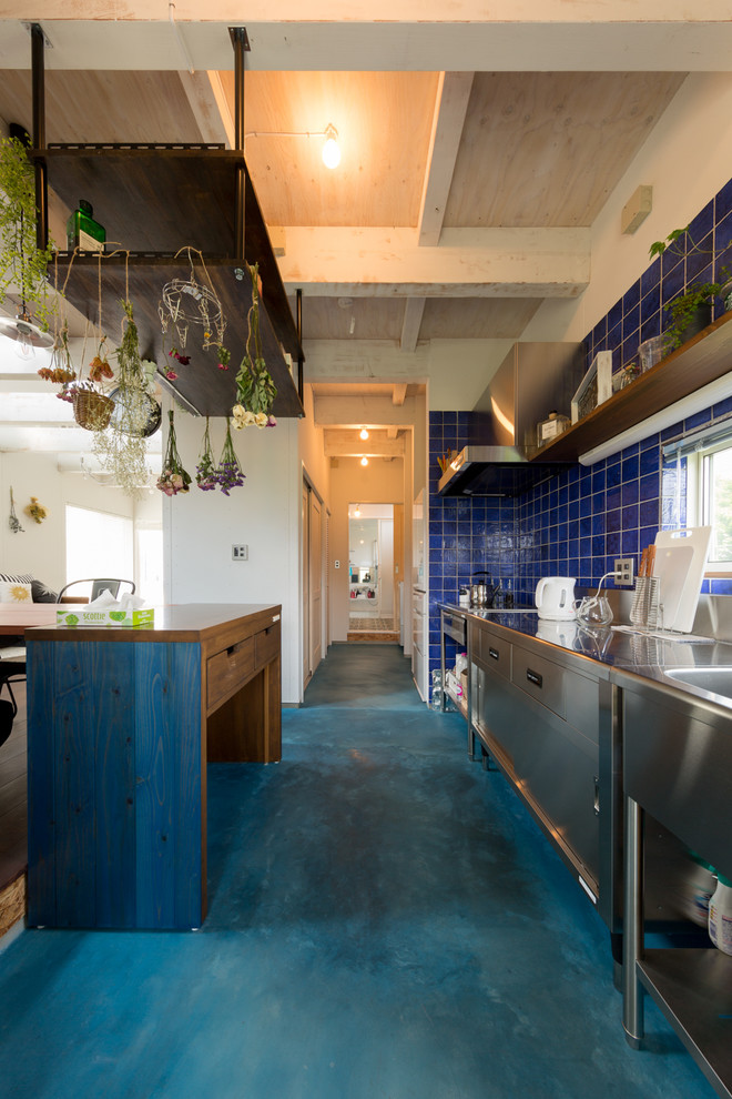 Inspiration for an industrial kitchen in Other.