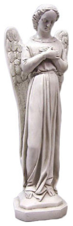 Angel Cari Cross Hands 21 Fs Garden Angel Statue