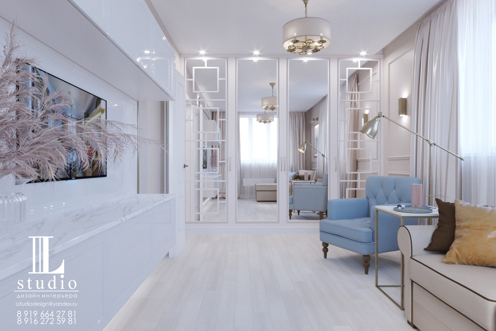 Неоклассика с голубыми акцентами