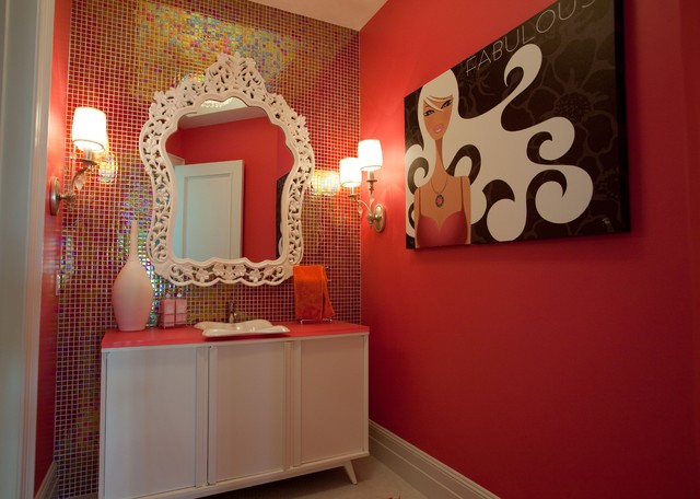 Modern Bathroom trendy-badevaerelse