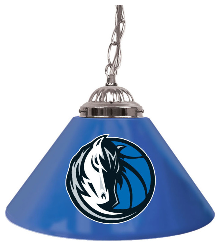 Dallas Mavericks NBA Single Shade Bar Lamp - 14 inch