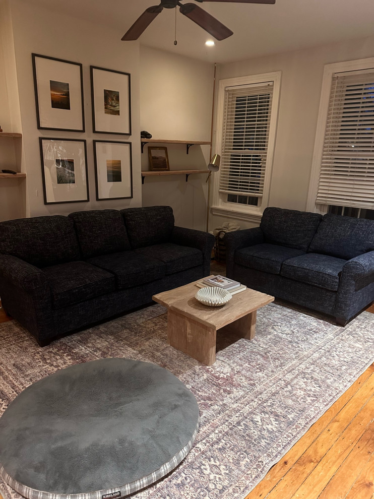 help! how to style new couches and shelves