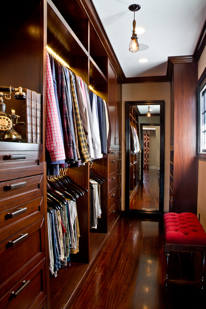 Photo of a contemporary storage and wardrobe in Los Angeles.