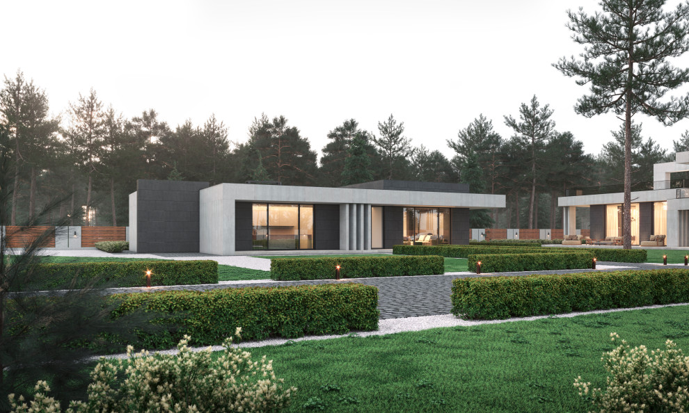 Дом в сосновом лесу