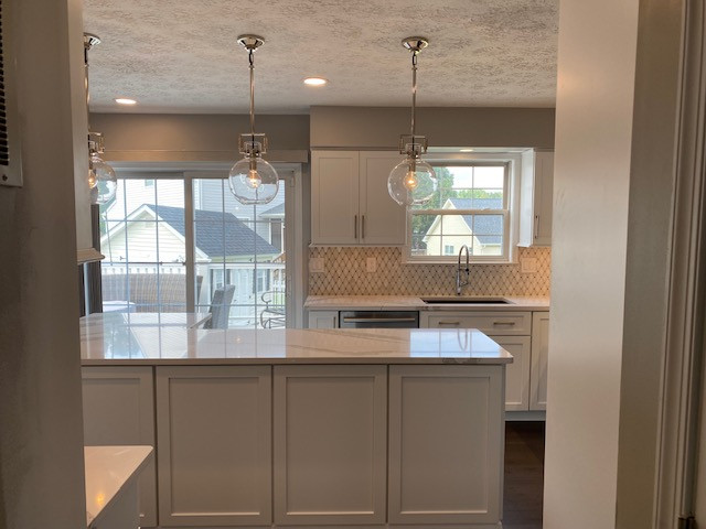 Transitional Updated White & Gray Kitchen