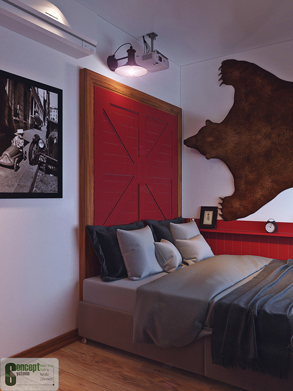 Дом из морского контейнера (спальня 2)