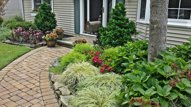 Landscaping Entryways Long Island Ny Traditional Landscape